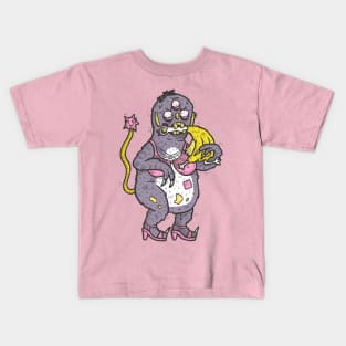 Monster on Heels Kids T-Shirt